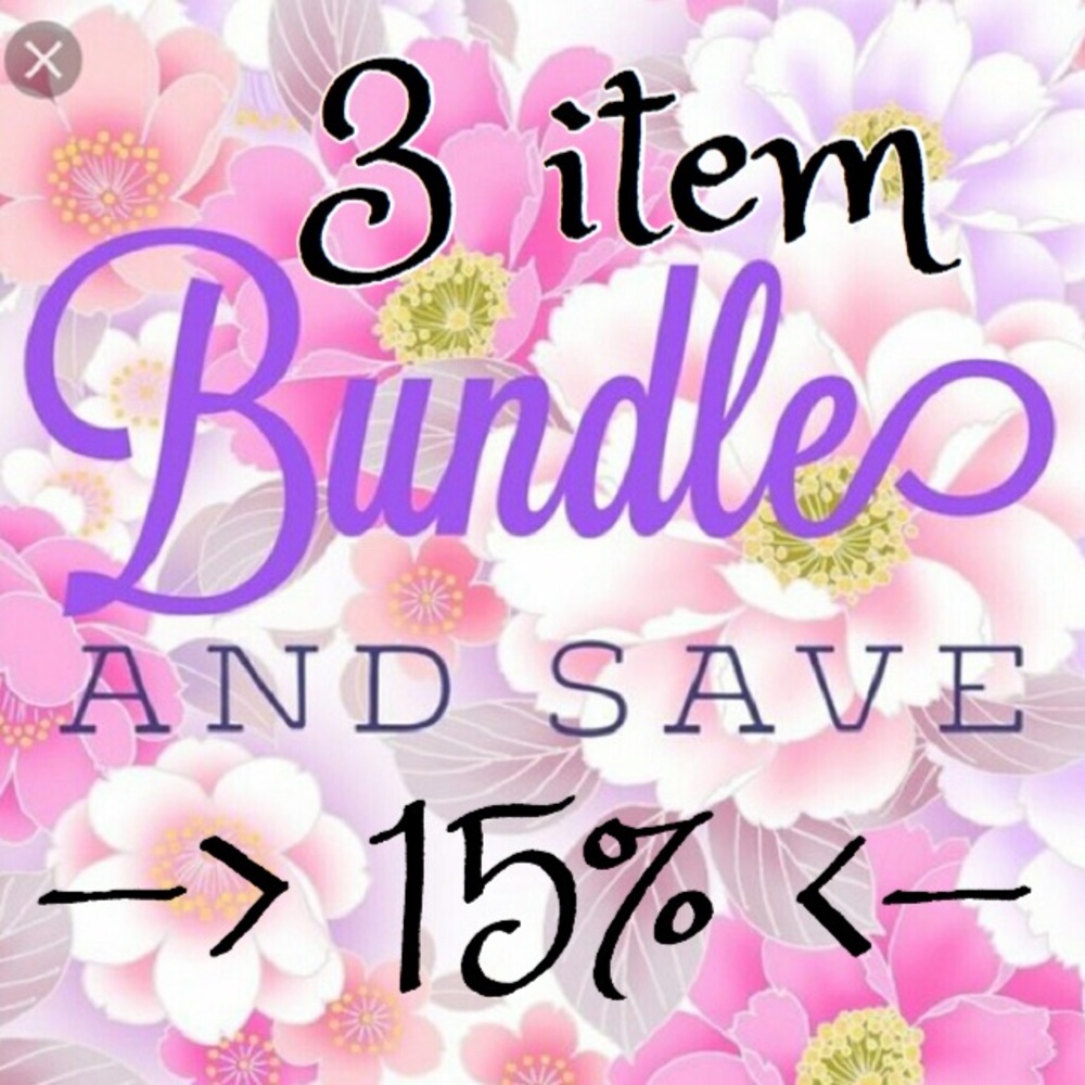 Bundle and save 15% on your order